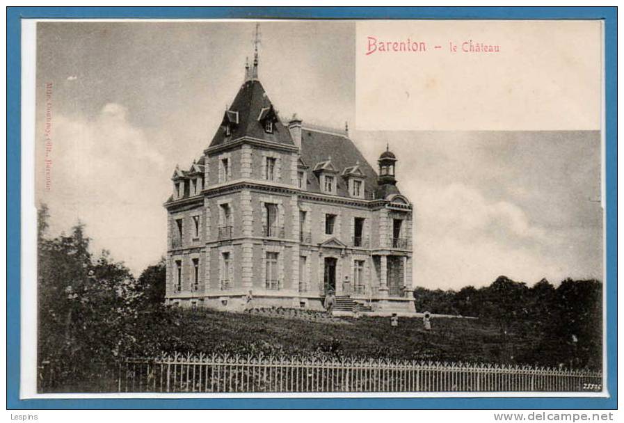 50 - BARENTON -- Le Chateau - Barenton