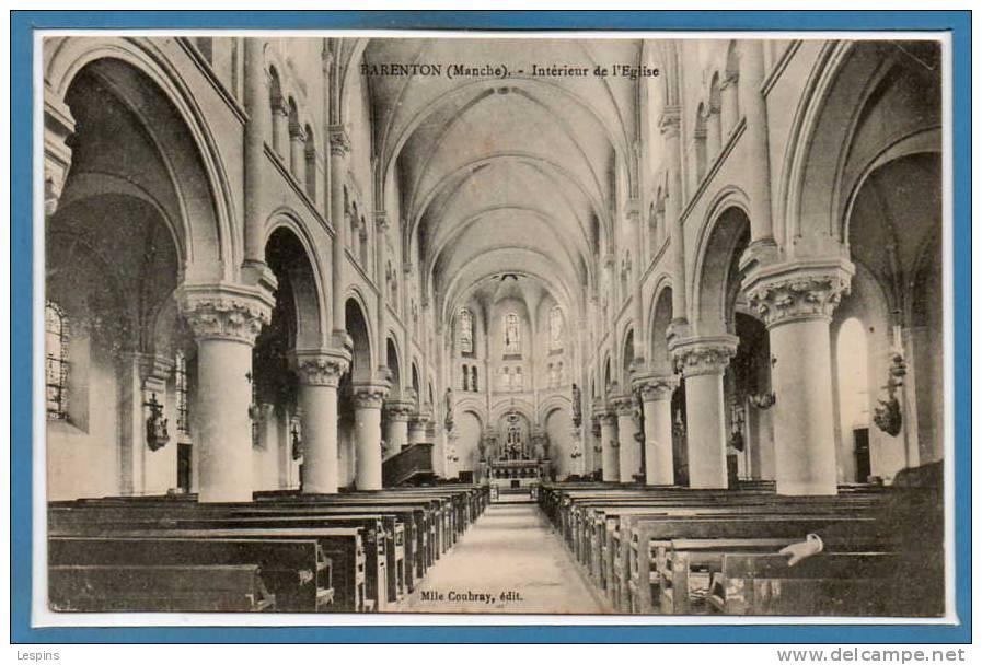 50 - BARENTON --  Intérieur De L'Eglise - Barenton