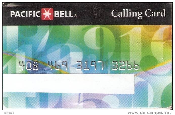 TARJETA DE CANADA PERSONAL DE PACIFIC BELL - Canada