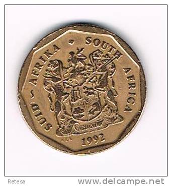 ZUID AFRIKA  50 CENTS  1992 - Afrique Du Sud