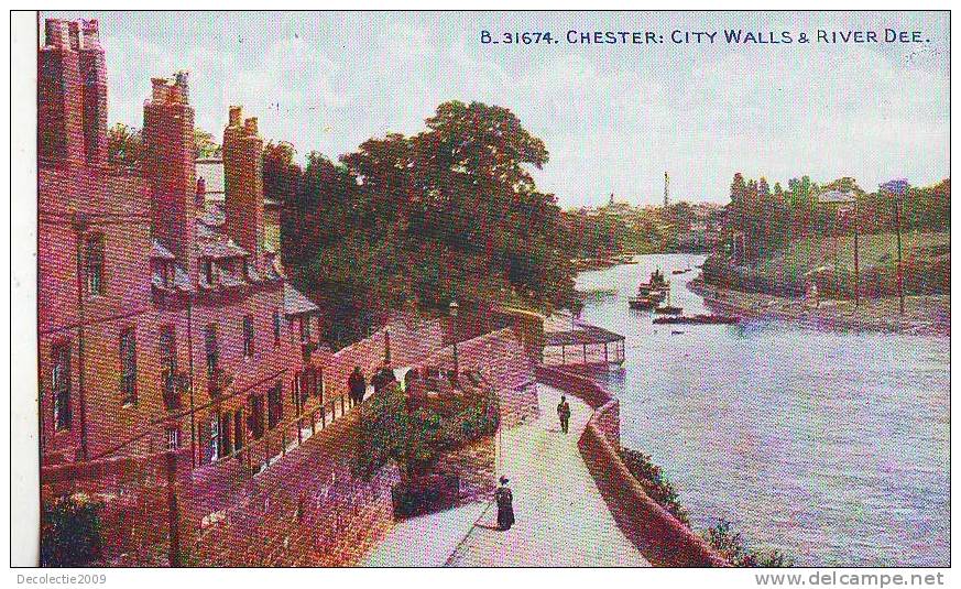 B5337 Chester City Walls And River Dee Not Used Perfect Shape - Chester