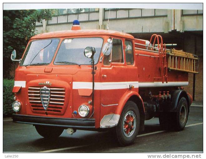 ALFA ROMEO 1000  VIGILI DEL FUOCO V.F POMPIERI - Camion, Tir