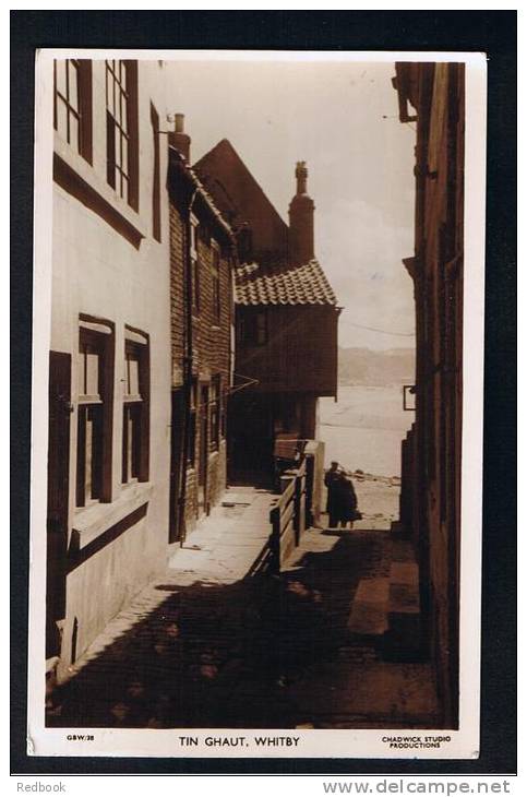 RB 803 - 1953 Real Photo Postcard - Tin Ghaut Whitby Yorkshire - Whitby