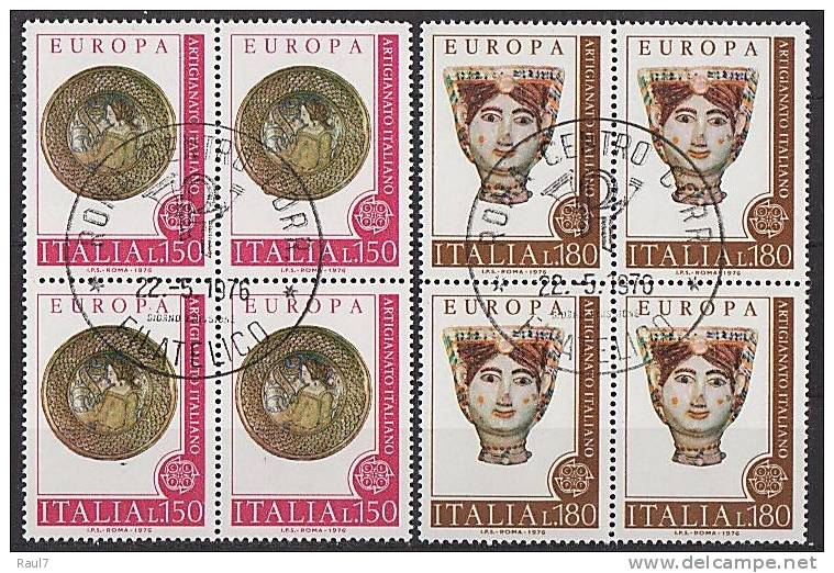 EUROPA-CEPT 1976 - Italie - B4 Obl.1er Jour - 1976