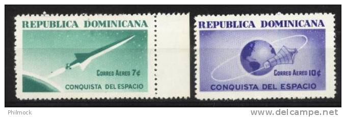 Space -espace - Dominicaine PA 173-174** - MNH - Dominicaanse Republiek