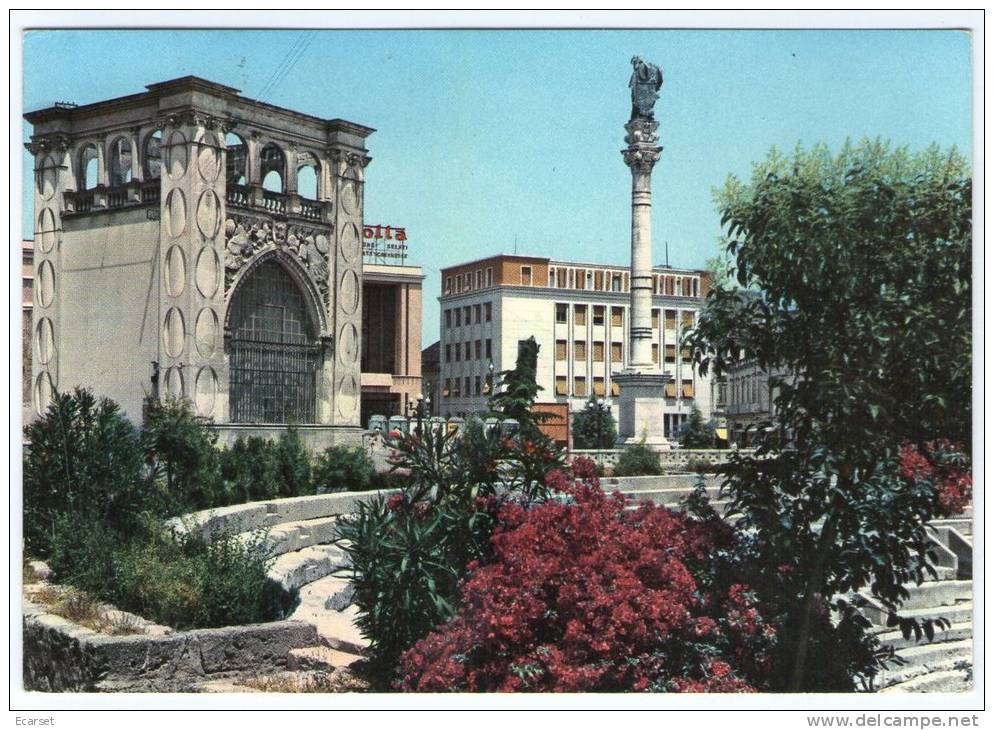 LECCE - Sedile E Anfiteatro. Viaggiata 1962 - Lecce