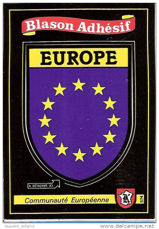 Blason Adhésif  Europe - Autres & Non Classés