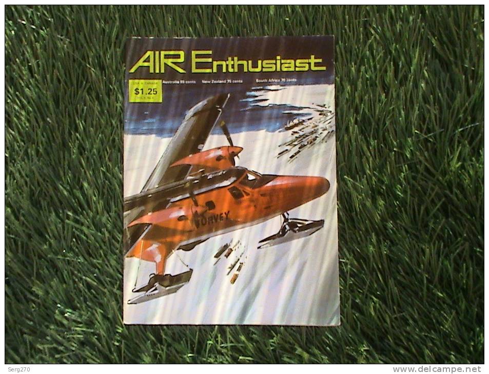 Air ENTHUSIAST Version Anglaise - Format 20,7 X 28 Cm 1973 - Autres & Non Classés