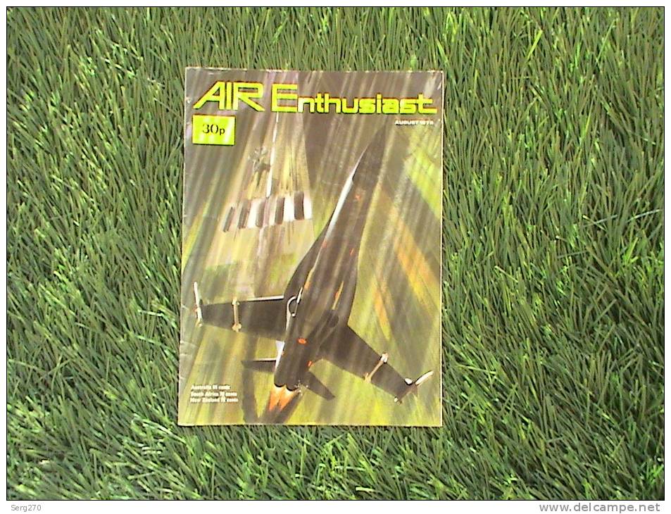 Air ENTHUSIAST Version Anglaise - Format 20,7 X 28 Cm 1972 - Autres & Non Classés