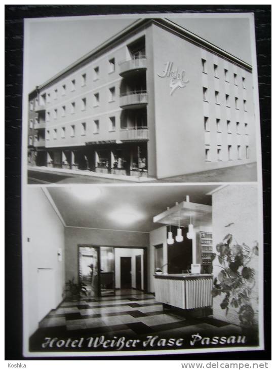 PASSAU - Hotel Weisser Hase - +/- 1960 - Nicht Versandet - Lot 123 - Passau