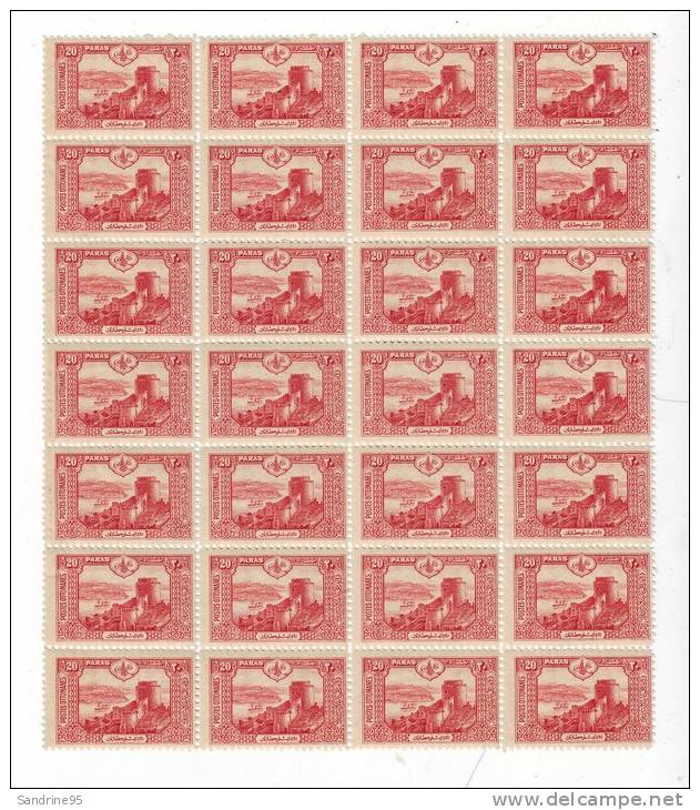 TURQUIE UN BLOC DE 28 TIMBRES NEUFS - Unused Stamps