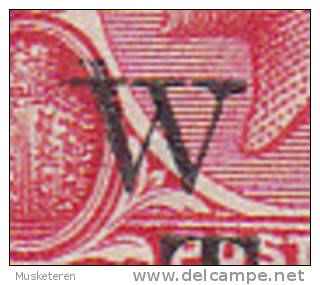 Turks & Caicos 1919 Mi. 74    1 P King George V. Overprinted WAR TAX ERROR Variety Double Print In Top Of W !! MH* - Turks & Caicos