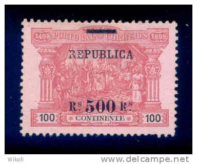 ! ! Portugal - 1911 Vasco Gama On Postage Due 500 R - Af. 197 - No Gum - Nuevos