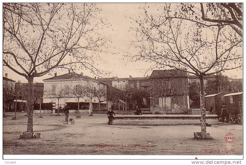 COGOLIN. LA PLACE NEUVE.ECOLE.PRECURSEUR - Cogolin