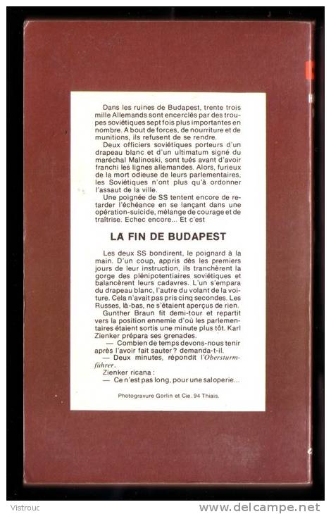 " La Fin De BUDAPEST ", De Hermann SIEBEL -  Coll. GERFAUT Guerre  N° 321. - Action