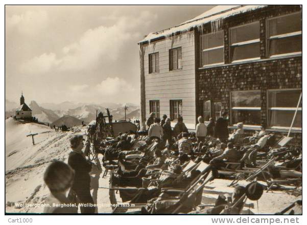 WALLBERGBAHN BERGHOTEL 1950/60 - Autres & Non Classés