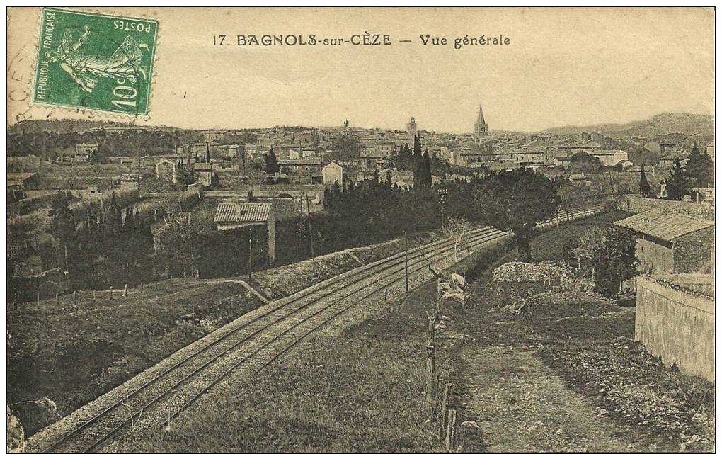 18e - 30 - Bagnols Sur Cèze - Gard - Vue Générale - Bagnols-sur-Cèze