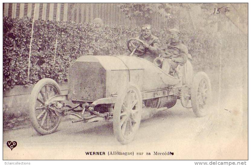 Sport..Automobile  Edition VDC....Werner  ( Allemagne) Sur Voiture Mercedes - Autres & Non Classés