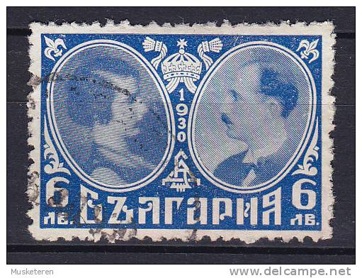 Bulgarien 1930 Mi. 225      6 L Heirat Des Zaren Boris III. & Giovanna Von Italien - Usados
