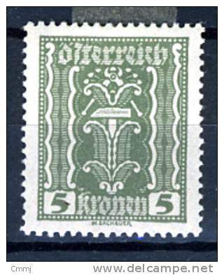 1922 - AUSTRIA - ÖSTERREICH - AUTRICHE - OOSTENRIJK - Mi. Nr. 365 - MLH - (mint With Hinged ) (Z2311....) - Neufs