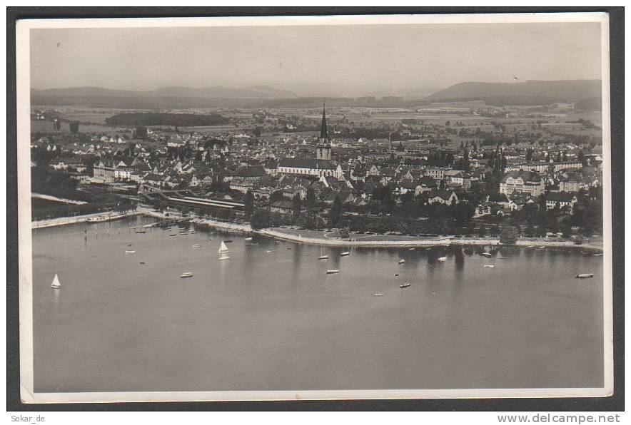 AK Radolfzell Am Bodensee, Kreis Konstanz, Baden-Württemberg, Luftbild 1940 - Radolfzell