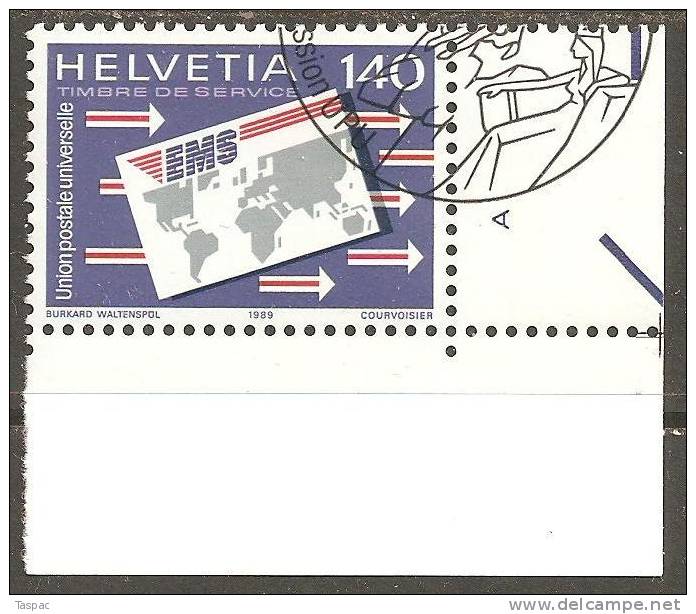 Switzerland 1989 UPU Mi# 15 Used - Officials