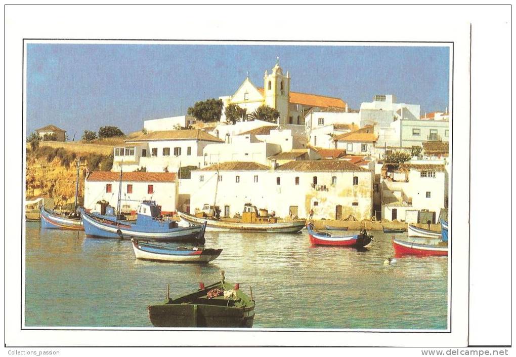 CP, Portugal, Algarve, Le Port De Ferragudo, Explications Au Verso, écrite - Otros & Sin Clasificación