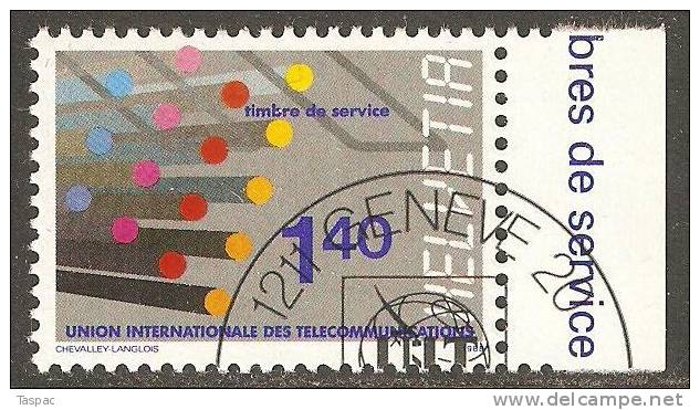 Switzerland 1988 UIT / ITU Mi# 14 Used - Officials