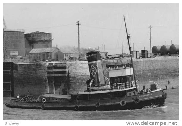 Remorqueur KINGSCARTH -  Photo Ancienne John Clarkson - Tugboats