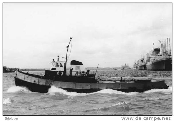 Remorqueur TIDEWAY -  Photo Ancienne John Clarkson - Tugboats