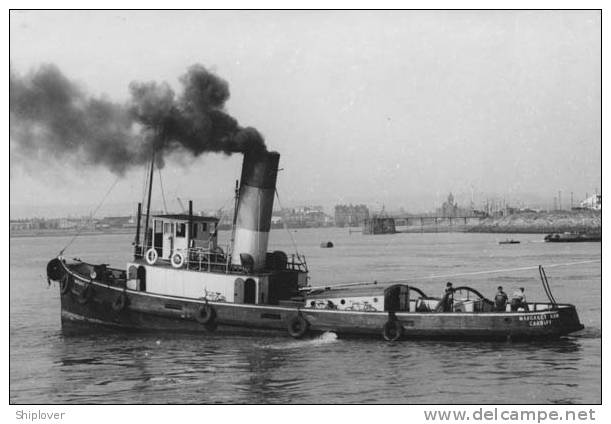 Remorqueur MARGARET HAM -  Photo Ancienne John Clarkson - Tugboats