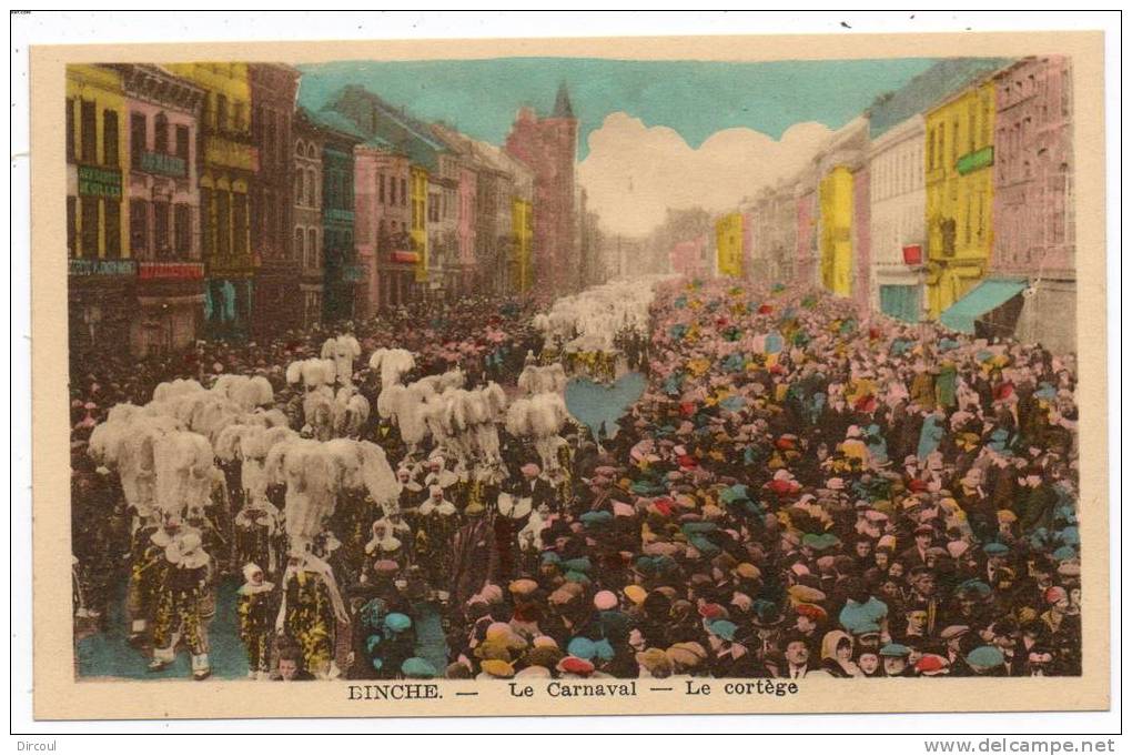 19503  -  Binche   Le  Carnaval -  Cortège - Binche