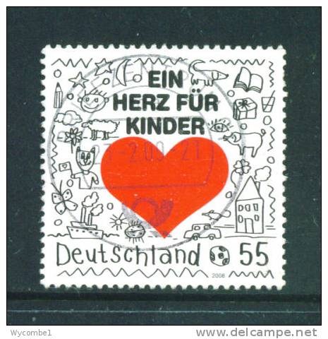 GERMANY  -  2008  Commemorative As Scan - Used Stamps