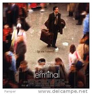 LE TERMINAL - THE TERMINAL  -   MAXI AFFICHE  DE  CINEMA  :   EDITION FRANCAISE  -  120 CM / 160 CM - - Affiches & Posters