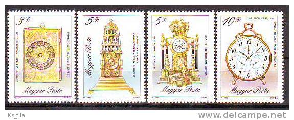 HUNGARY - 1990. Clocks - MNH - Nuovi