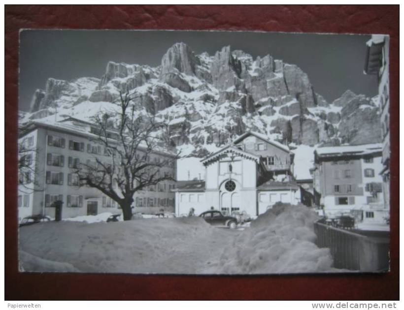 Leukerbad (VS) - Dorfplatz / Winter VW - Sonstige & Ohne Zuordnung