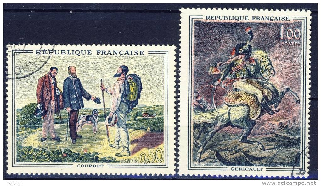 France 1962. Paintings. Michel 1415+17. Used(o) - Impressionisme