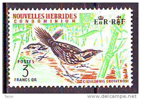 NEW HEBRIDES   FR - BIRDS - **MNH - 1965 - Unused Stamps