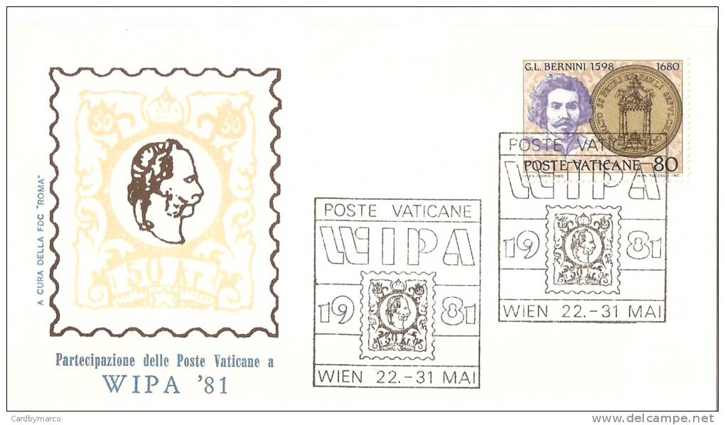 *VATICANO* - WIPA 1981 - (FDC - ROMA) - FDC
