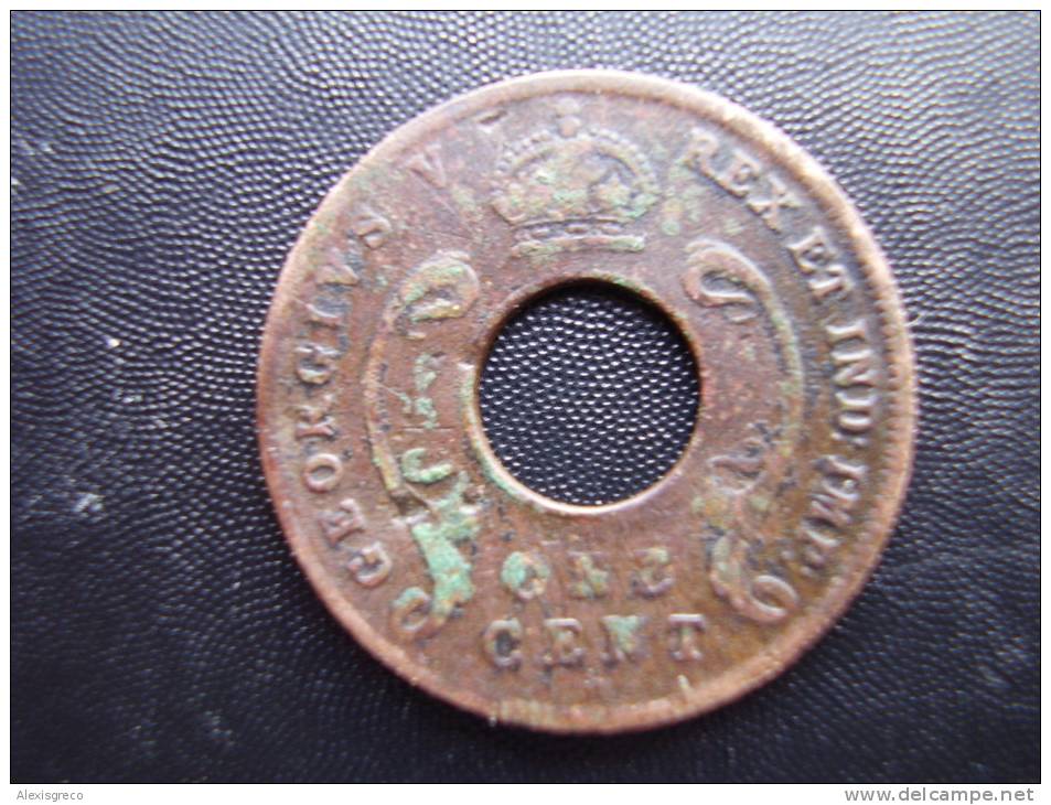 BRITISH EAST AFRICA USED ONE CENT COIN BRONZE Of 1922 ´H´. - Oost-Afrika & Protectoraat Van Uganda