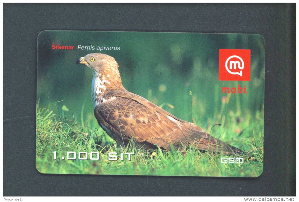 SLOVENIA  -  Mobitel Remote Phonecard/Bird As Scan - Slovenia