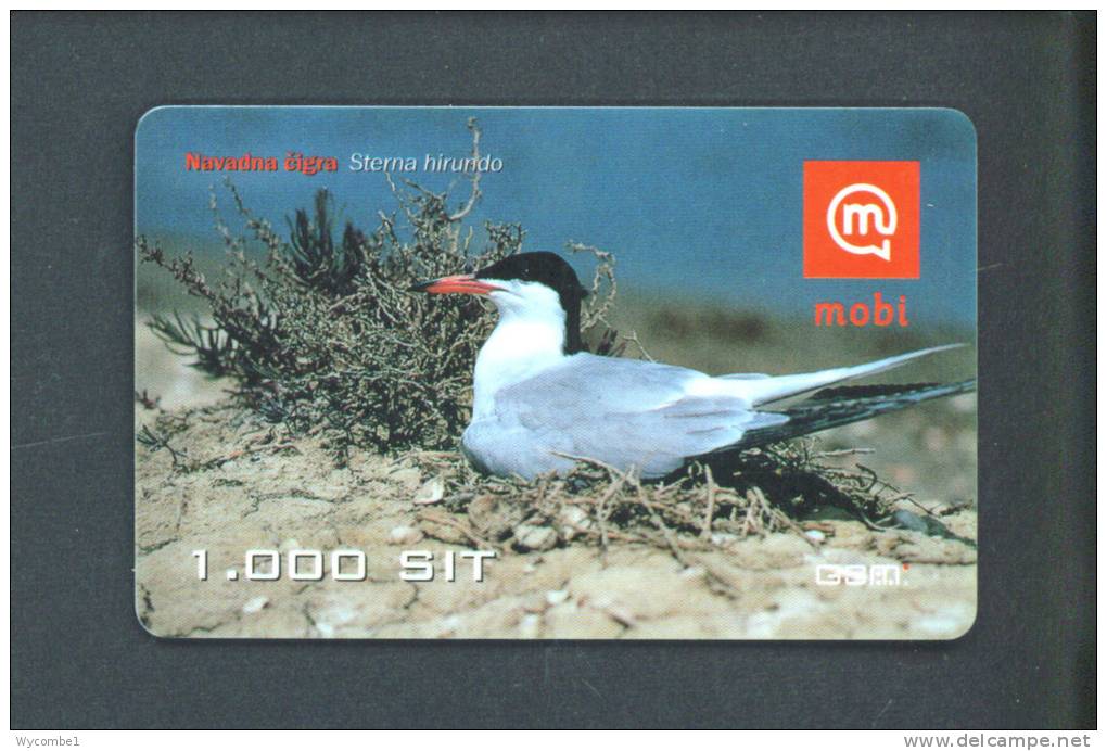 SLOVENIA  -  Mobitel Remote Phonecard/Bird As Scan - Slovénie