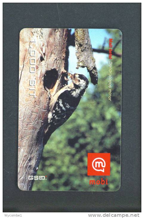 SLOVENIA  -  Mobitel Remote Phonecard/Bird As Scan - Slovenia