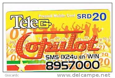 SURINAME (SURINAM) - TELE G  (GSM RECHARGE) - COPULOT   - USED  -  RIF. 2042 - Surinam