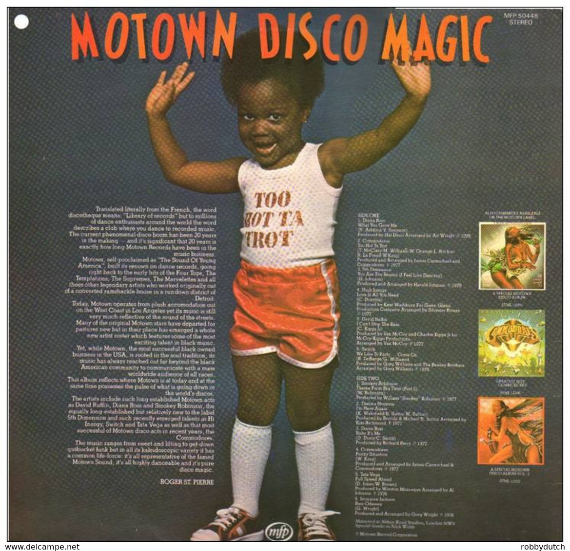 * LP *  MOTOWN DISCO MAGIC - TOO HOT TA TROT - VARIOUS (1978 England Ex-!!!) - Soul - R&B