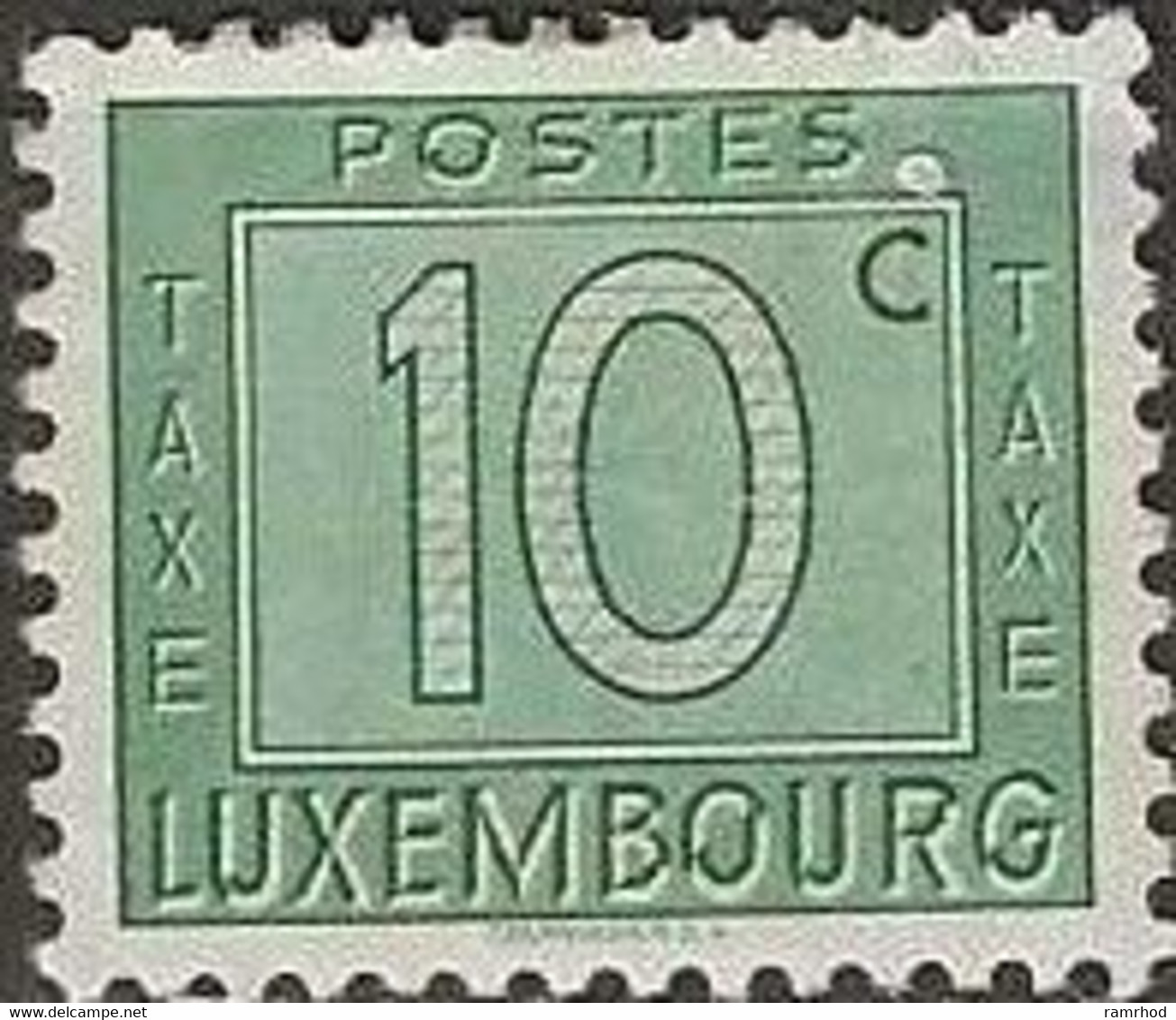 LUXEMBOURG 1946 Postage Due - 10c. Green MH - Postage Due