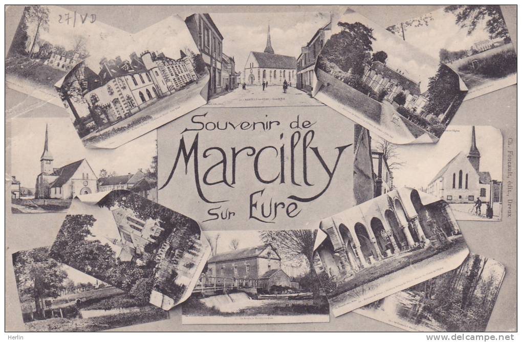 27 - MARCILLY-SUR-EURE - Souvenir - Marcilly-sur-Eure