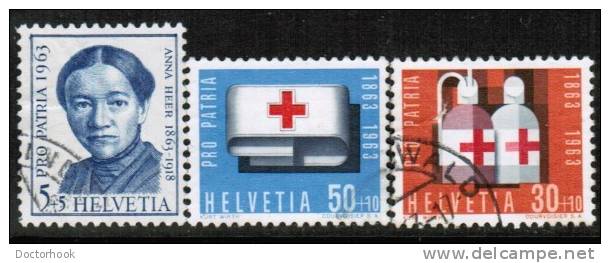 SWITZERLAND   Scott #  B 324-8  VF USED - Oblitérés