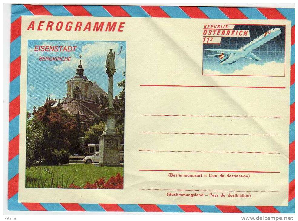 3352   Aerograma, Aerogramme, Austria, Nuevo,Eisenstadt - Other & Unclassified