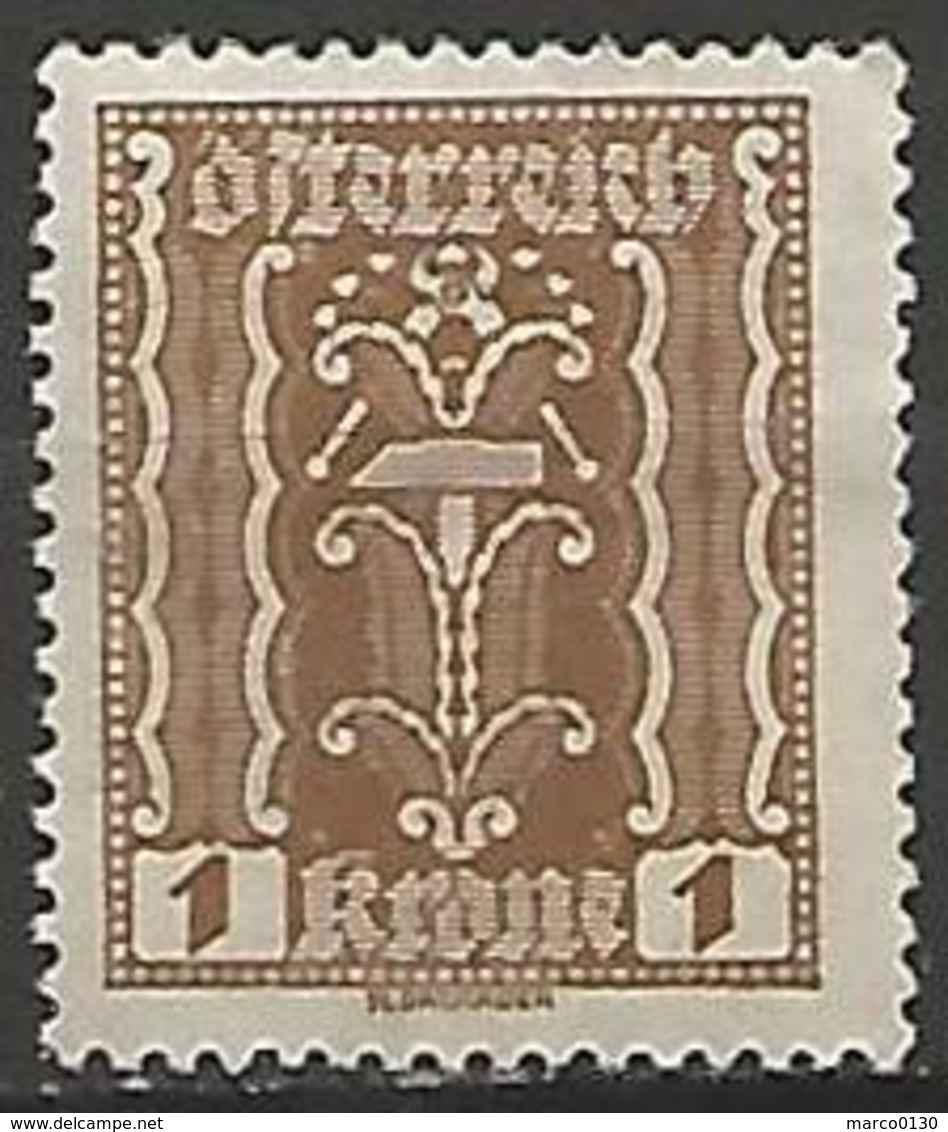 AUTRICHE  N° 254 NEUF Sans Gomme - Unused Stamps